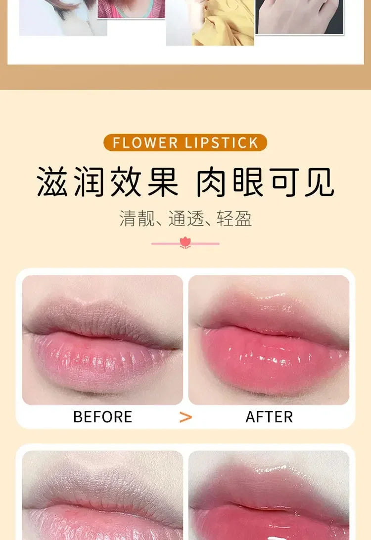 Magic Lipstick Color Changing Long Lasting Lipstick Waterproof Red Lip Stick Lip Plumper Kawaii Makeup Girl Cute Cosmetics