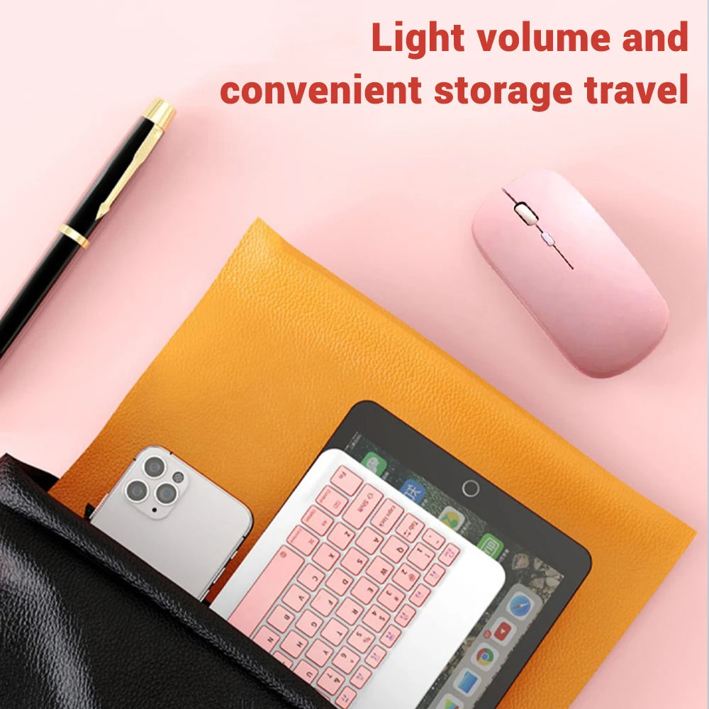 Bluetooth Keyboard and Mouse For iPad Xiaomi Samsung Huawei Phone Tablet Slim Mini Wireless Keyboard For Android IOS Windows