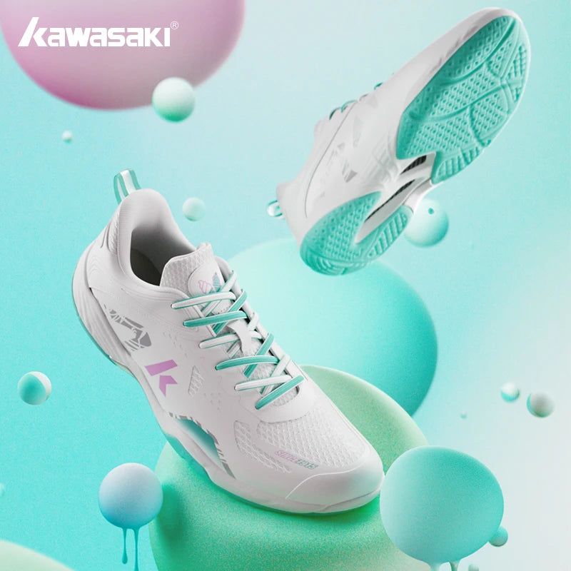 Kawasaki Honor Series Men Women's Sports Shoes Professional shock-absorbing and breathable badminton shoes for men and women