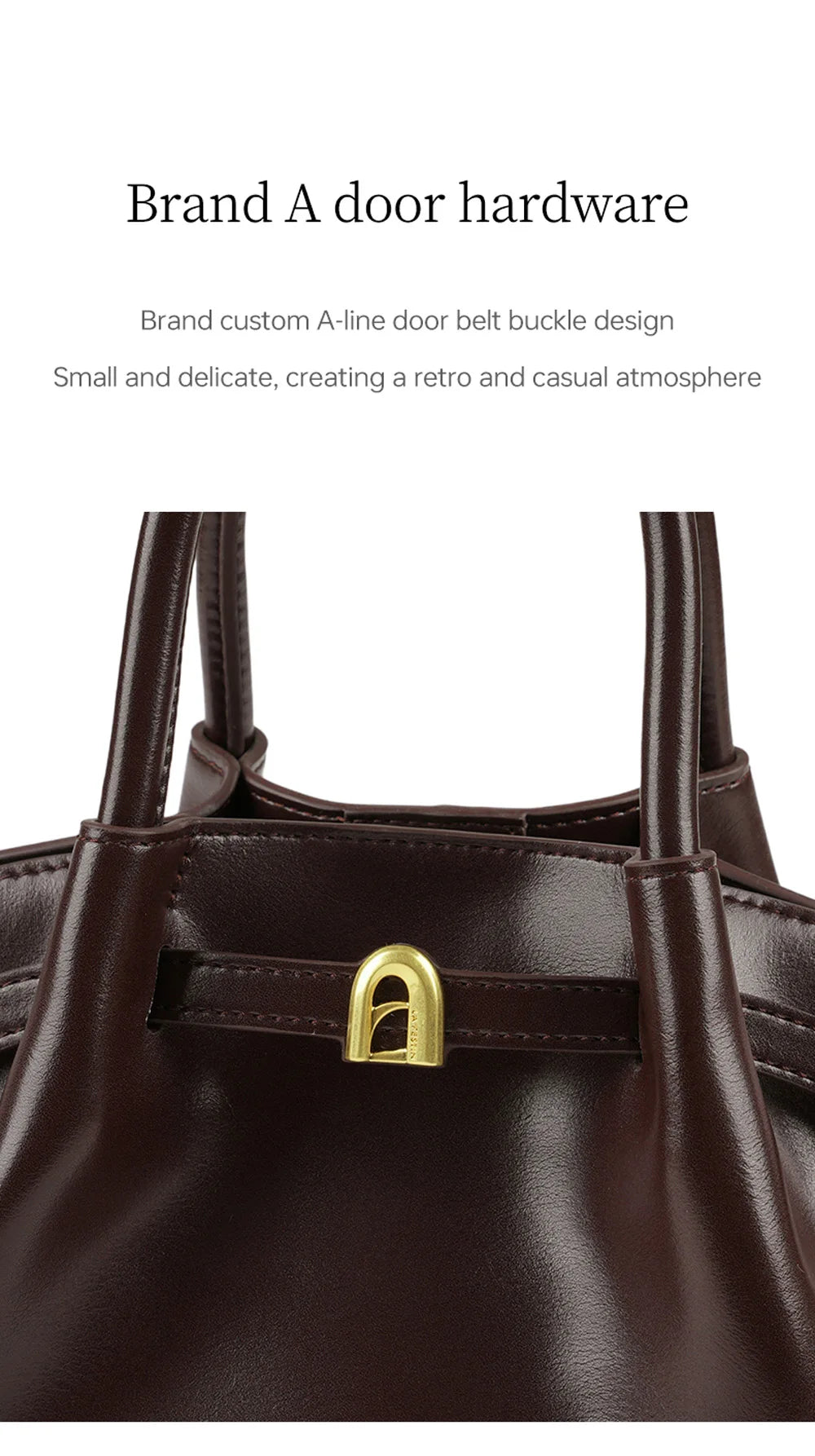 LA FESTIN Leather Bag New Suede Handbag Women's bags Luxury brand Bag Fashion Shoulder Bag Crossbody Bag Bucket Bag small size