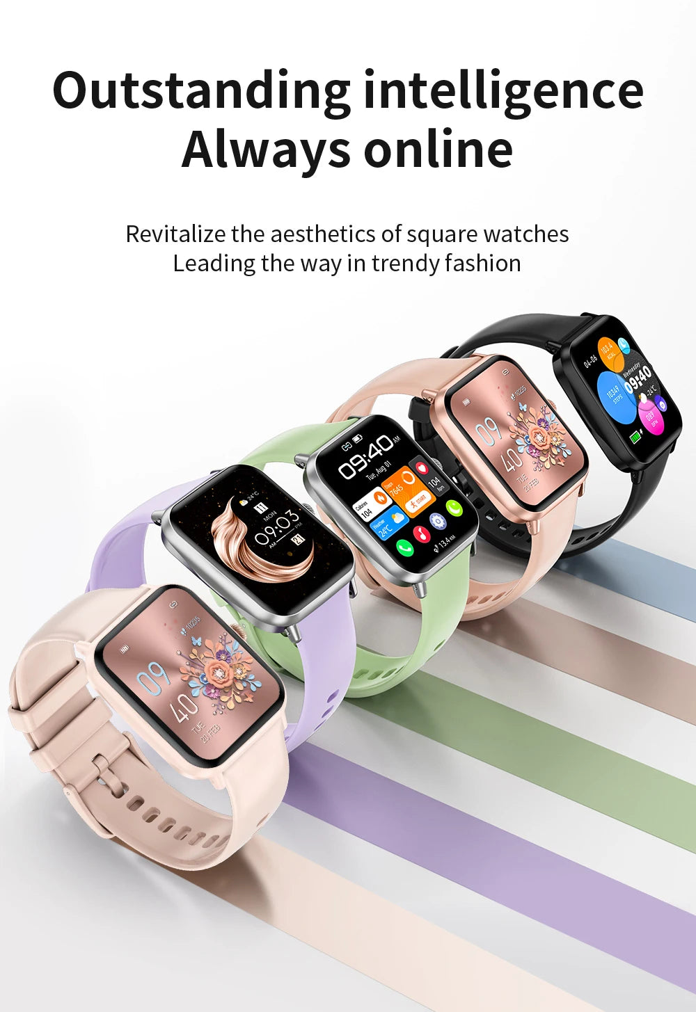 LIGE Fashion 1.83”HD Women Smart Watch Sports Fitness Watch Health Monitoring Digital Men Waterproof Smartwatch Ladies Bracelet