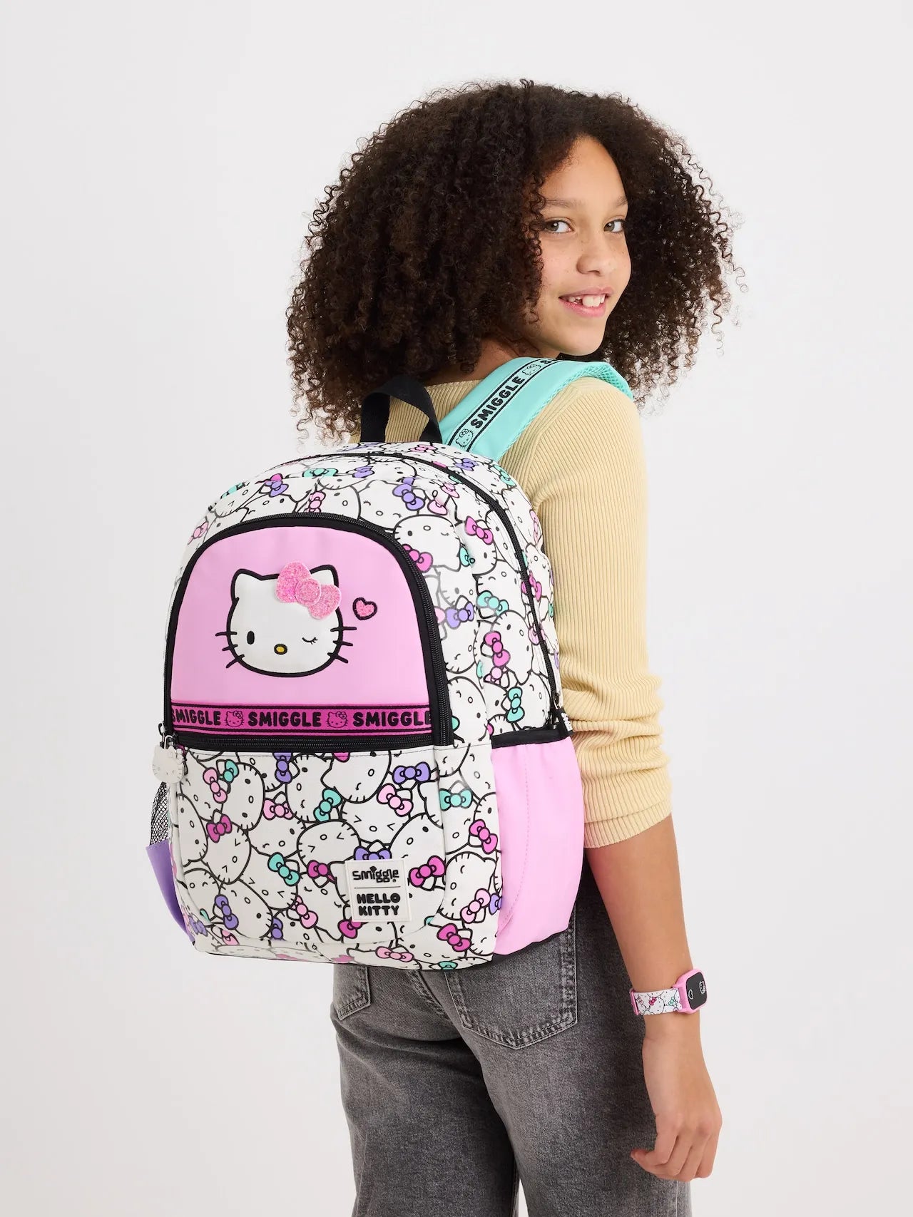 Genuine Australia Smiggle Backpack Hello Kitty School Bag Lunch Bag Water Bottle Student Gift Need To Purchase Individually