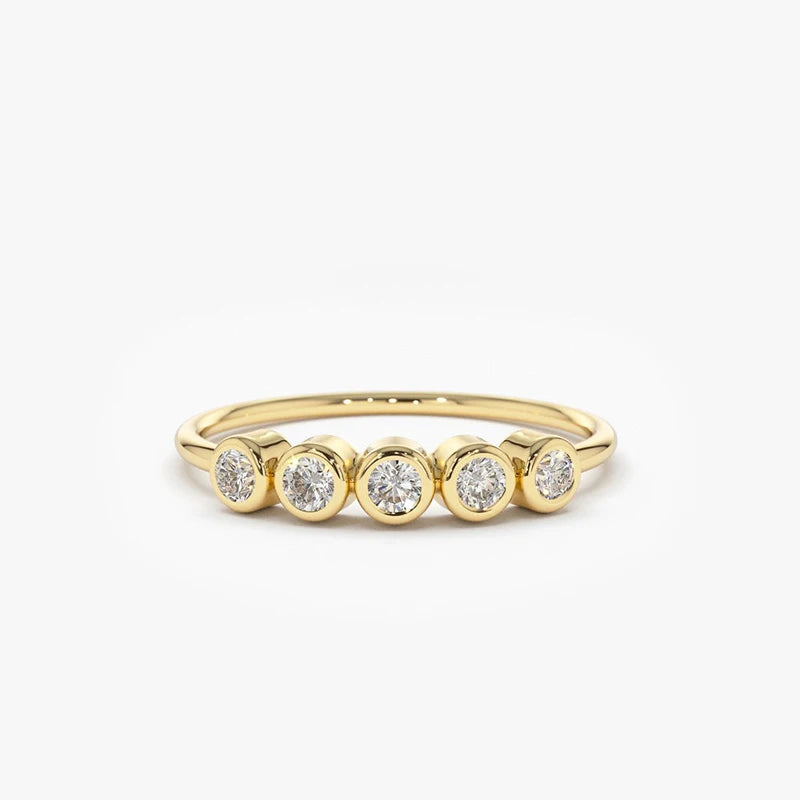 Lnngy 925 Sterling Silver Engagement Rings Fashion Dazzling Oval Zircon Solitaire Ring 14K Gold Plated Jewelry Gifts For Women