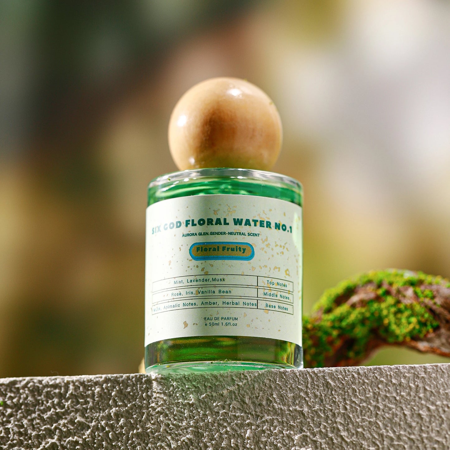 Perfume SiX god Floral Water NO.1 Unisex Perfume - Floral-Fruity Scent with Musk & Amber , Long-Lasting Fragrance