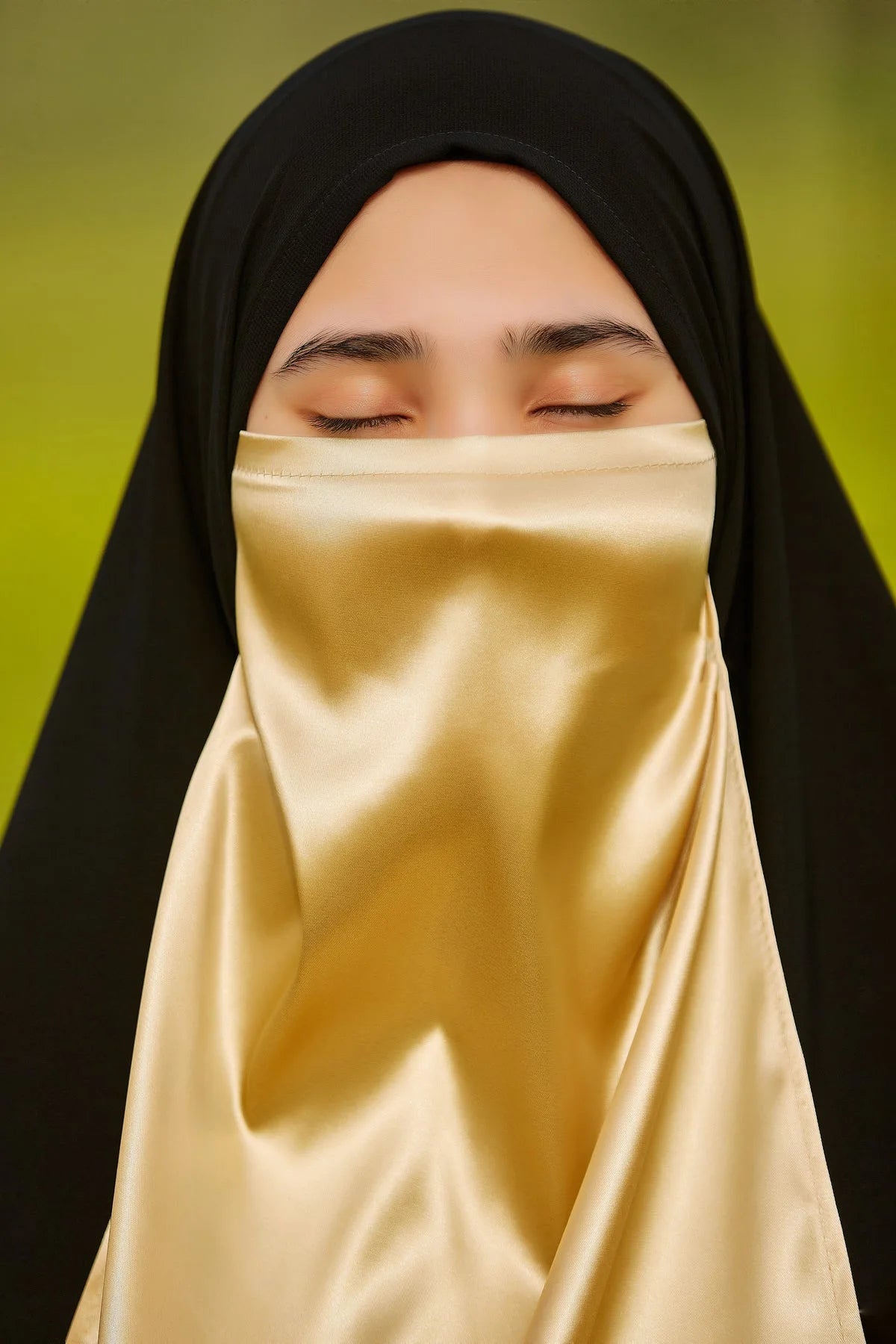 Muslim hijab for women Islamic hijab solid color satin hijab Islamic face scarf Arab Headband Breathable