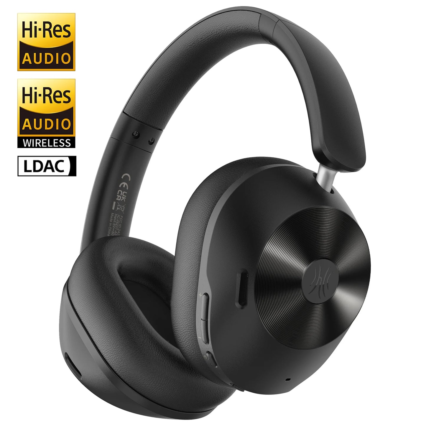 Oneodio A5 Bluetooth 5.4 Headphones 43dB Hybrid Active Noise Cancelling Over Ear Wireless Headset Hi-Res LDAC Audio With ENC Mic