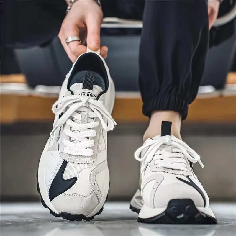 Trendy Men's Casual Running Shoes 2025 New Quality Fashion Sneakers for Mens Mesh Outdoor Tennis Training Shoes Tenis Masculino