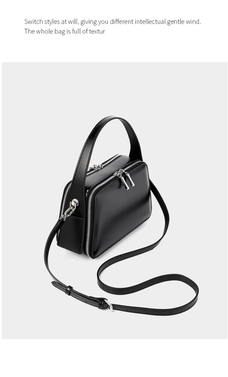 YANATARI underarm cowhide Genuine leather handbags women vintage shoulder bag female crossbody bags luxury high quality 2025