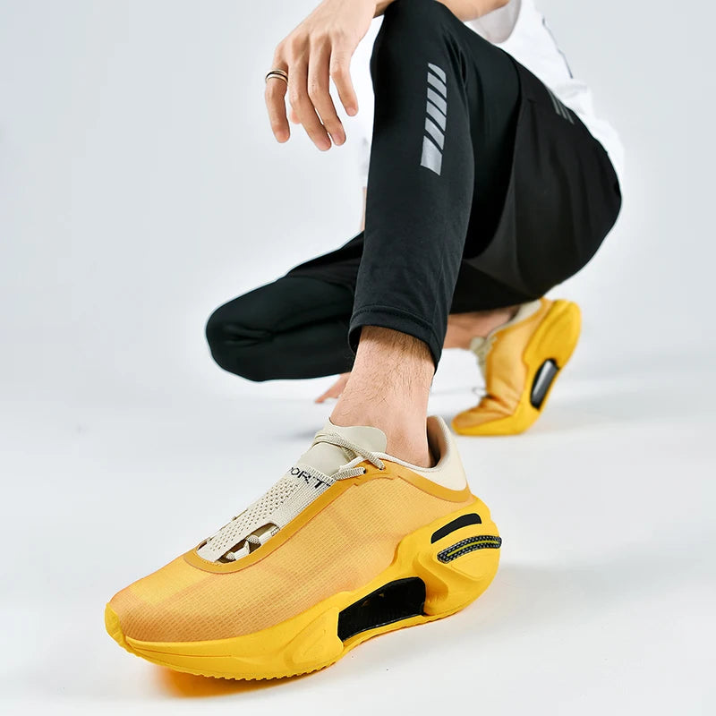 UrbanFlex™ Breathable Height-Lift Sneakers – Men's Casual Athletic Trainers