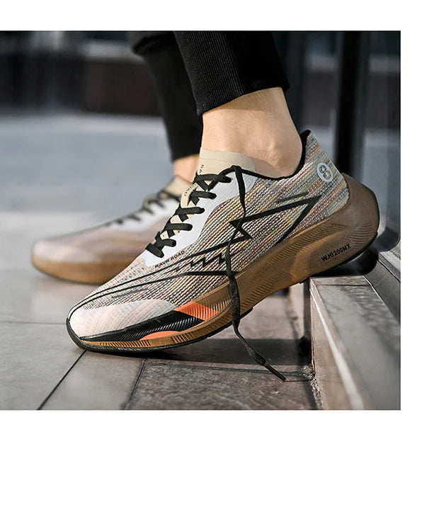 2023 New Full Palm Carbon Plate Running Shoes for Men and Women's Marathon Racing Shock Absorbing Sports Shoes Training Shoes