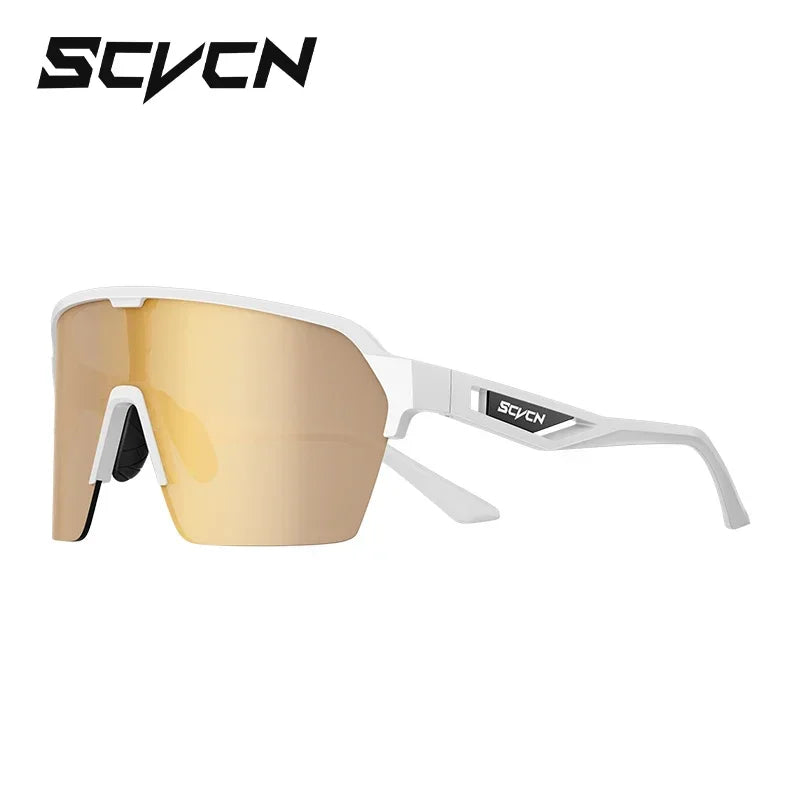 SCVCN New Outdoor Sunglasses Men Road Driving Bike Cycling Glasses Sports Hiking Running Women Bicycle Cycling UV400 Goggles
