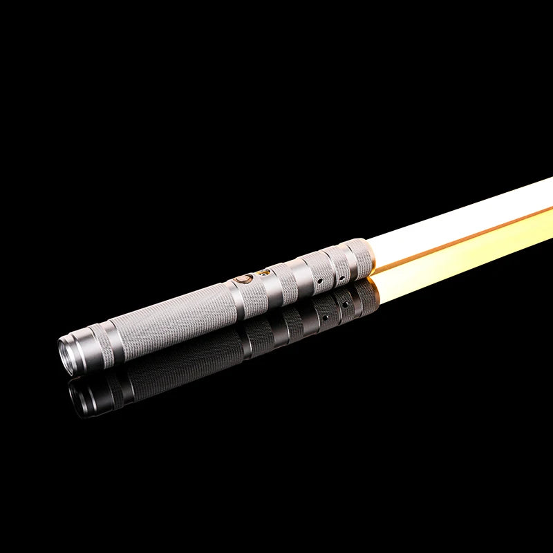 سيف ضوئي معدني RGB، مبارزة، تأرجح سلس، سيف ليزر، Sabre De Luz، 16 لونًا متغيرًا، 16 صوتًا، سلاح FOC Rave، لعبة وامضة
