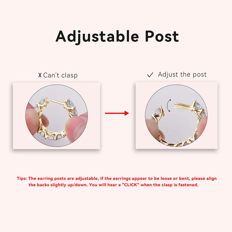 Lnngy Round Cut 4mm 0.3ct Moissanite Earring 925 Sterling Silver Hoop Earrings For Women zilveren oorbellen 925 zilver Jewelry