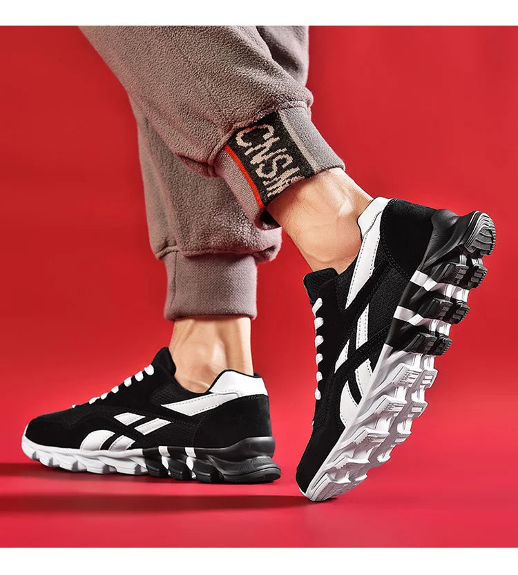 2025 new men's and women's running shoes breathable casual sneakers anti-slip vibration comfortable walking shoes 36-48
