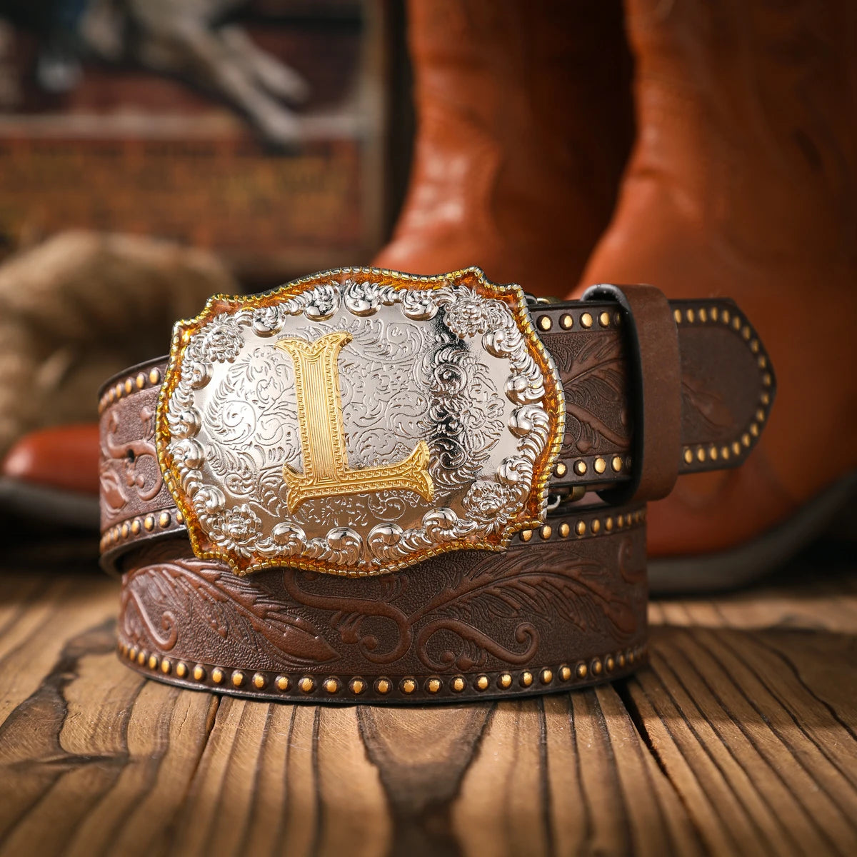 A casual and retro belt, a waist accessory for Western-style clothing, metal buckle, PU belt, suitable for both men and women