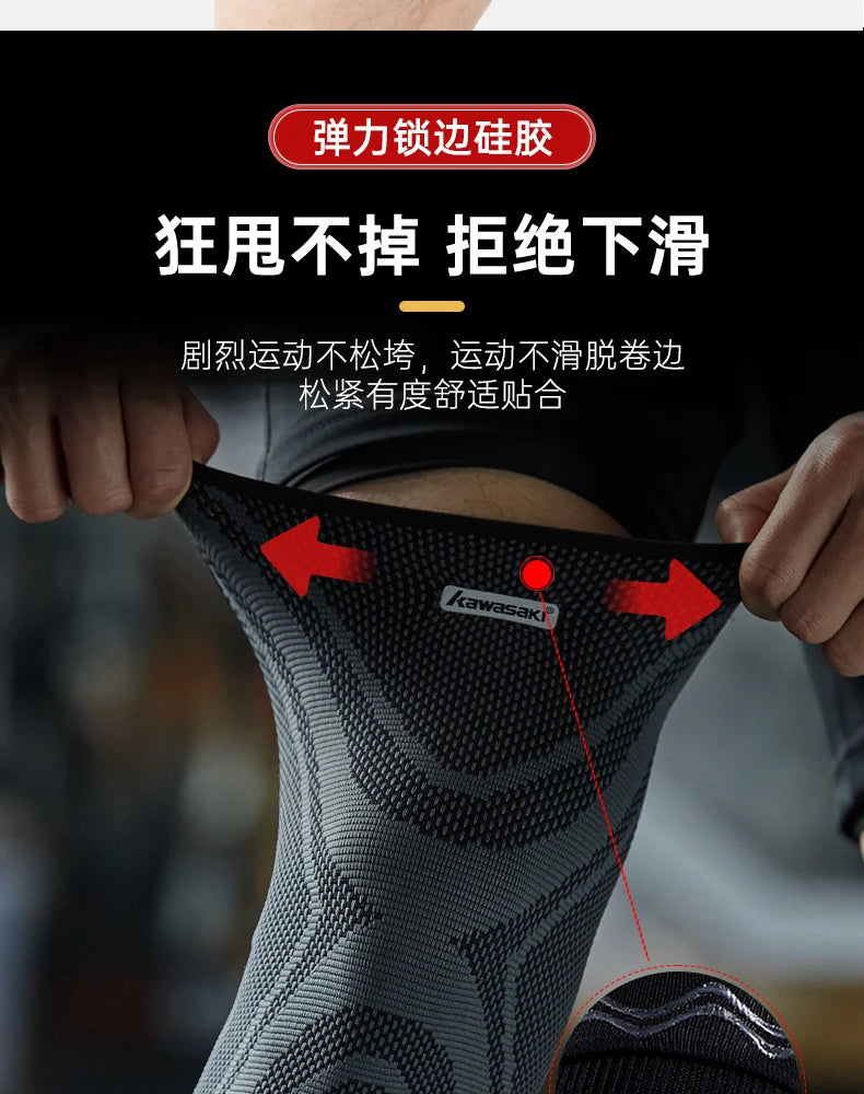 KAWASAKI Knee Pads for Badminton Basketball Yoga Women Men Patella Brace Knee Support Fitness Protector Work Gear