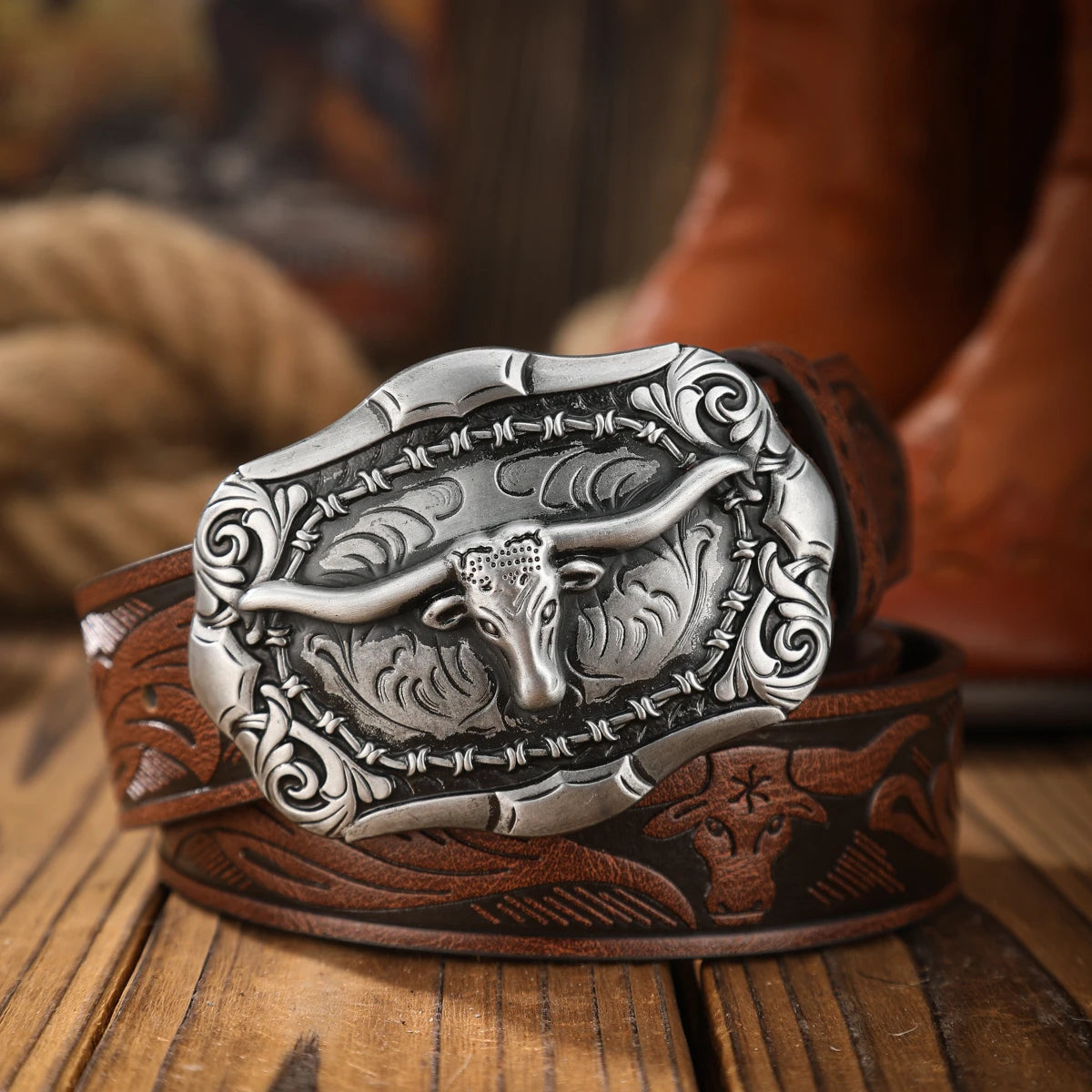 Vintage meets fashion! PU alloy buckle belt, suitable for both men and women, to create a personalized Western style