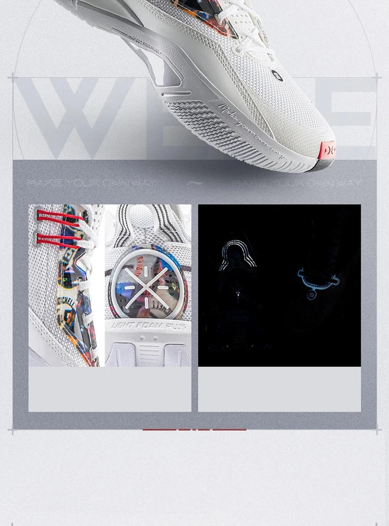 WADE FISSION 9 Professional Basketball Shoes – BOOM Cushion, Stable Support Sneakers