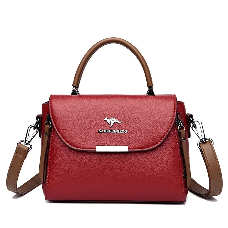 High Quality Pu Leather Casual Crossbody Shoulder Bags for Women 2023 New Luxury Purses and Handbags Women Bags Designer Totes