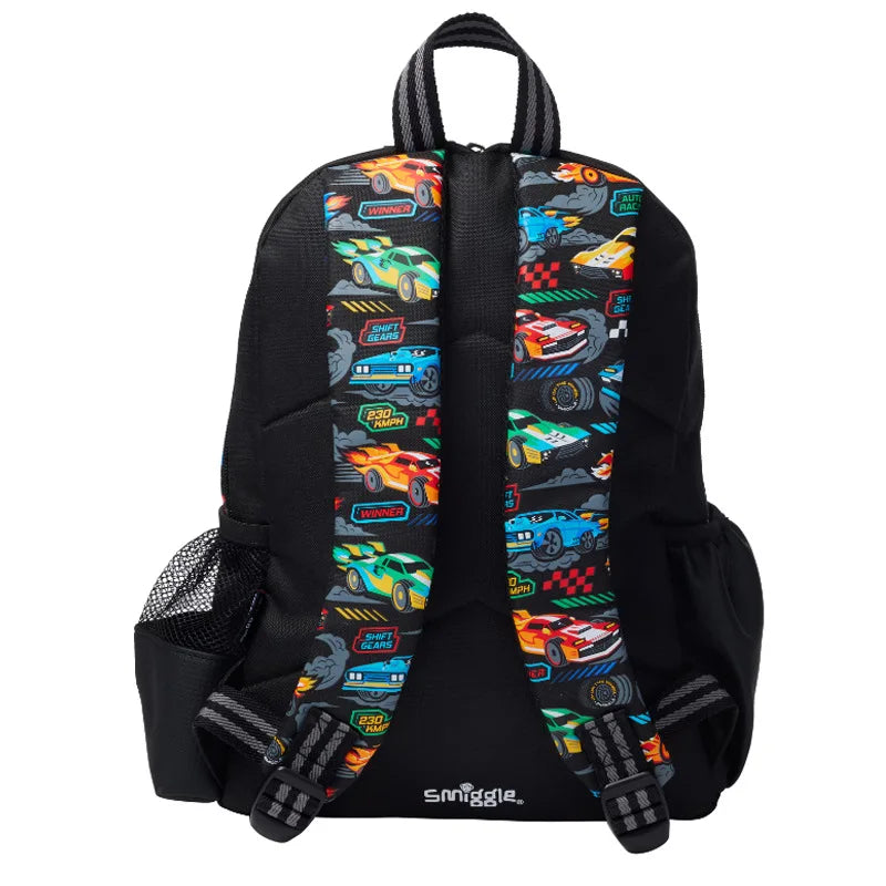 Genuine Australia Smiggle Backpack School Bag Race Car Cartoon Series Anime Backpack Student Gift Separate Purchases