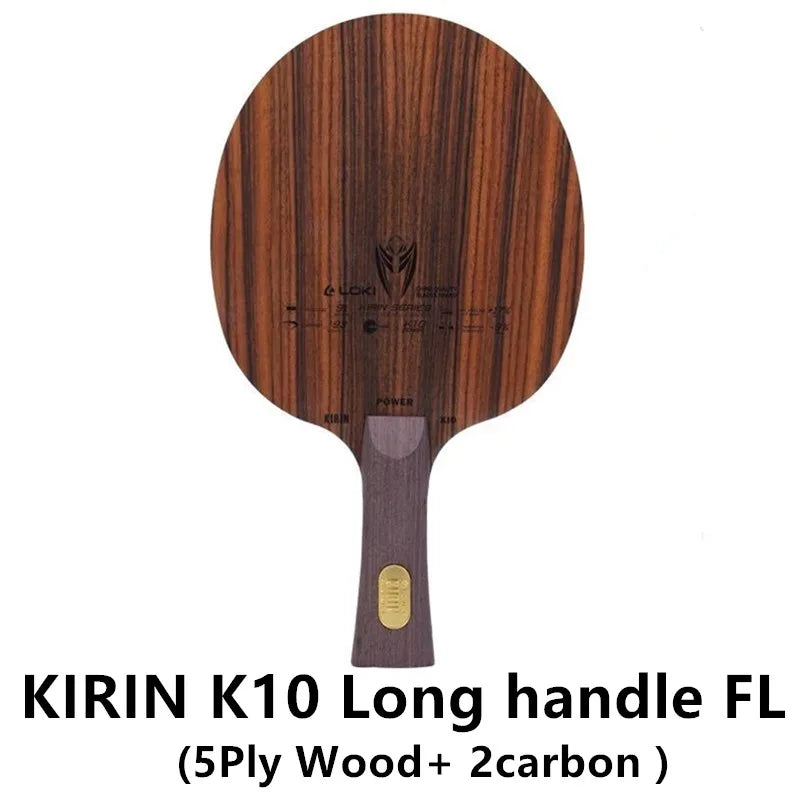 LOKI KIRIN K9 K10 K11 Professional Carbon Fiber OFF+ K7 Pure Wood Table Tennis Blade Original LOKI Ping Pong Blade Bat