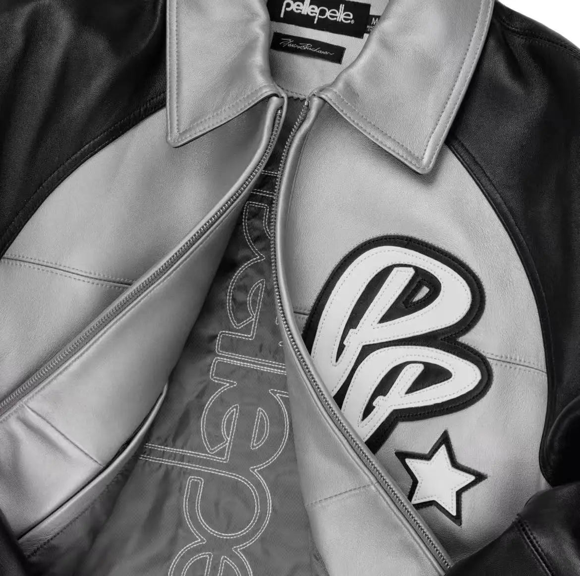 2025 Spring New Classic Soda Club Plush Jacket Europe Imported Lamb Skin Jacket Double Leather Embroidered Men's Leather Coat