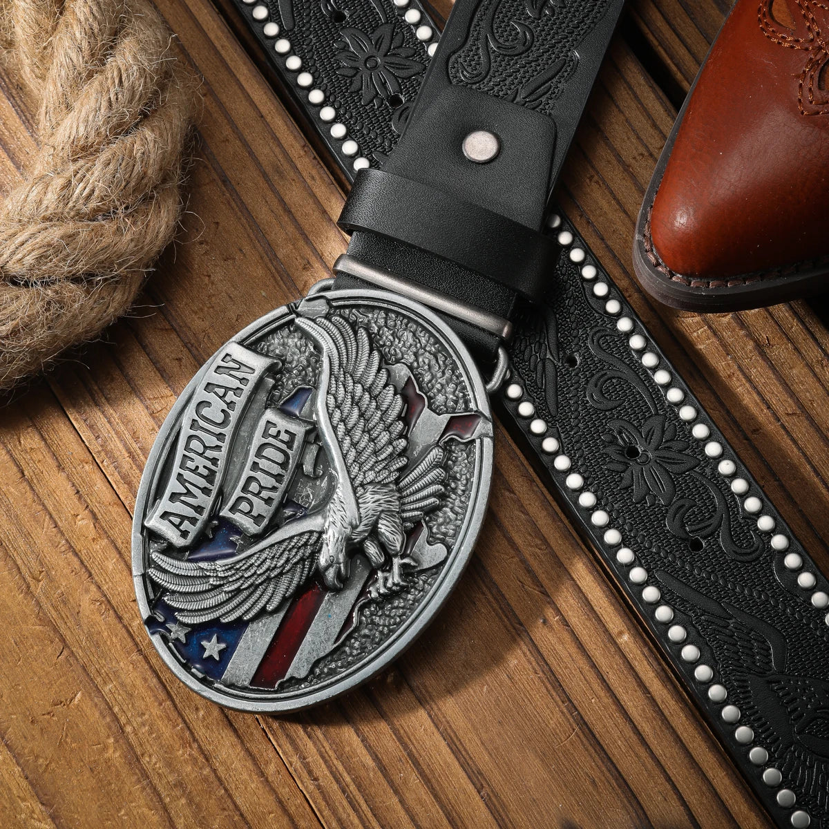 Vintage and fashion collision! PU leather alloy buckle waistband, for both men and women, to create a personalized western styl