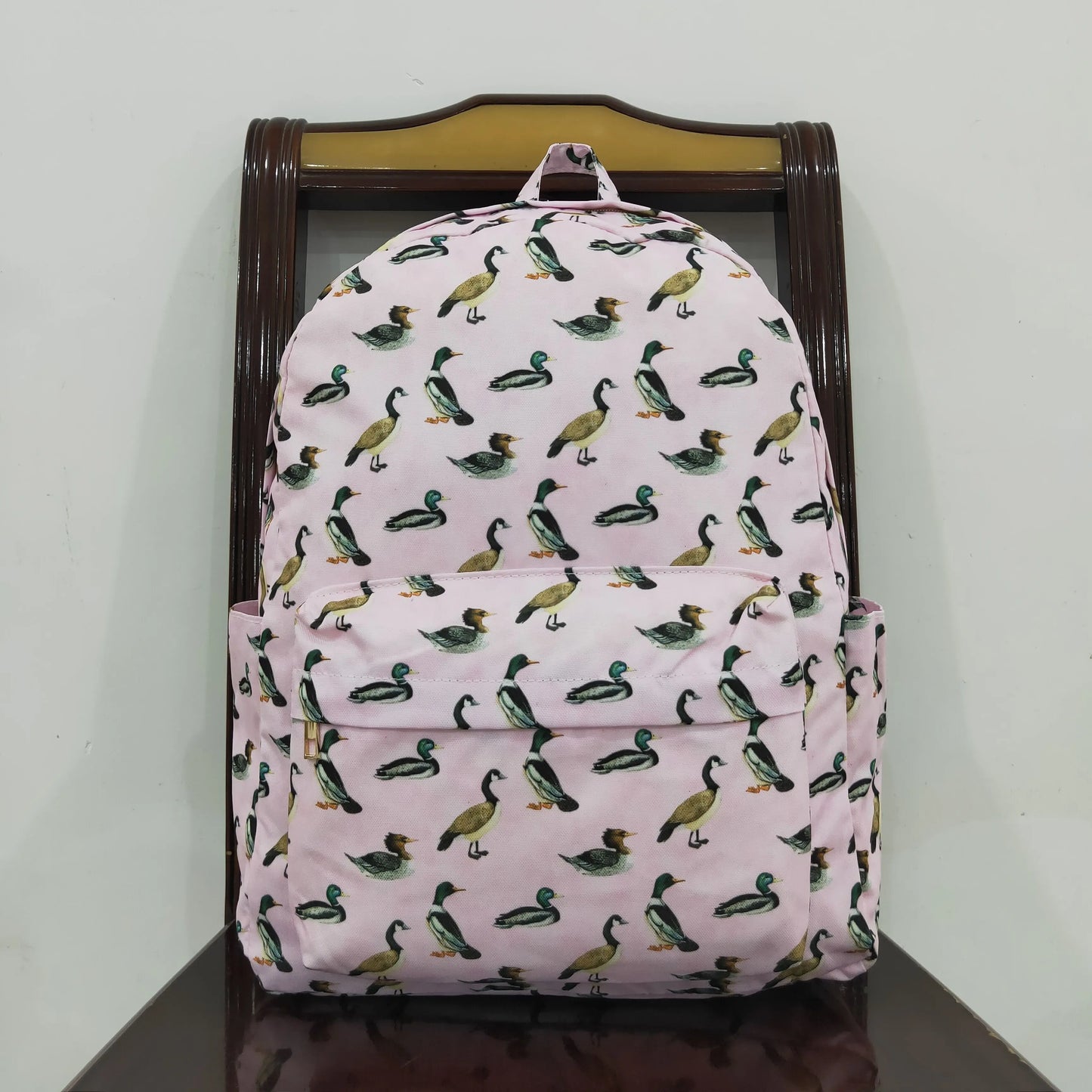 Wholesale Baby Boy Girl Backpack Army Green Camo Duck Print Daypack Toddler Children Outdoor Portable Kids Boutique School Bag