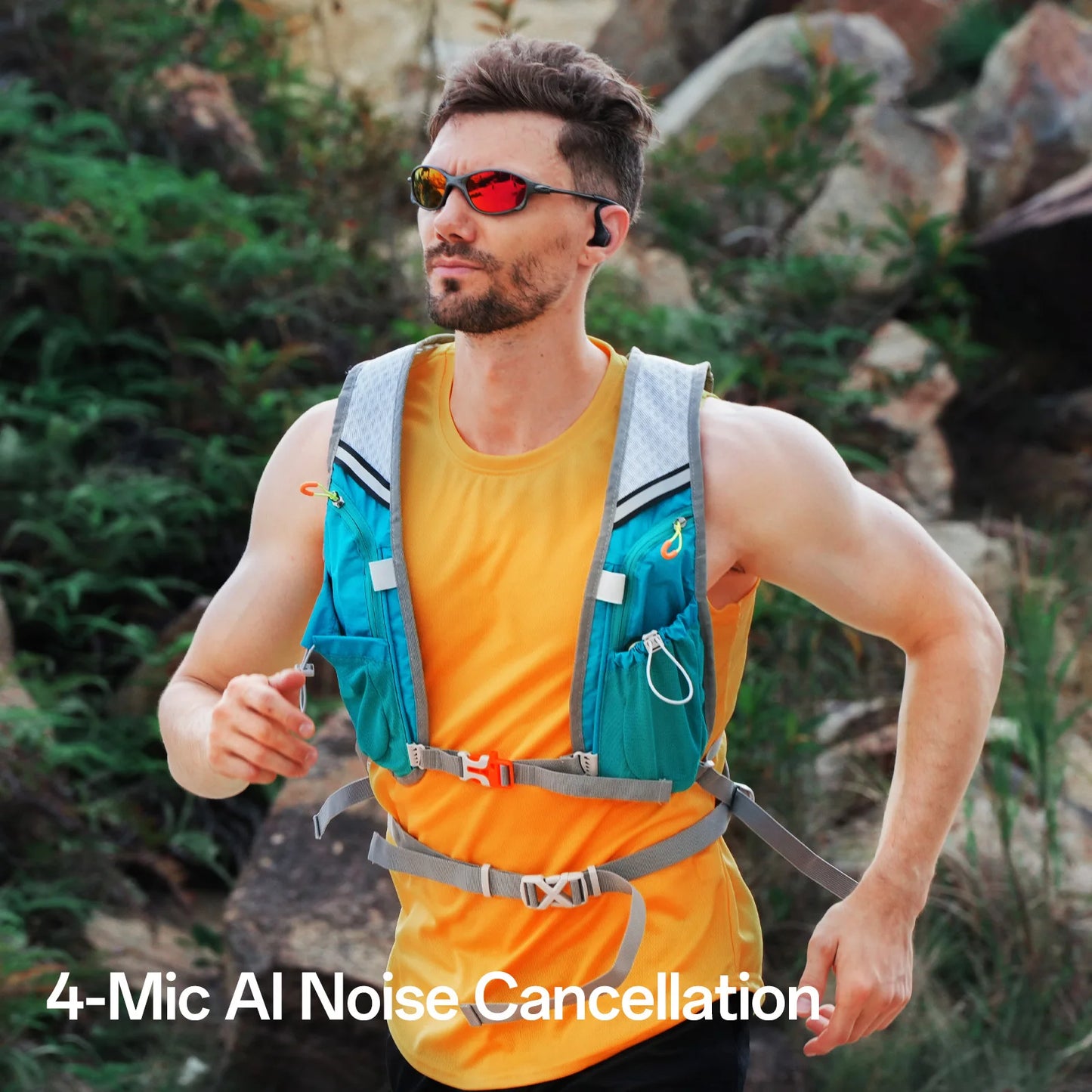 OpenRock S2 Open Ear Bluetooth 6.0 Earphones Hi-Res LDAC Headphones IPX5 Wireless Sports Earbuds With AI ENC Mic OWS APP Support
