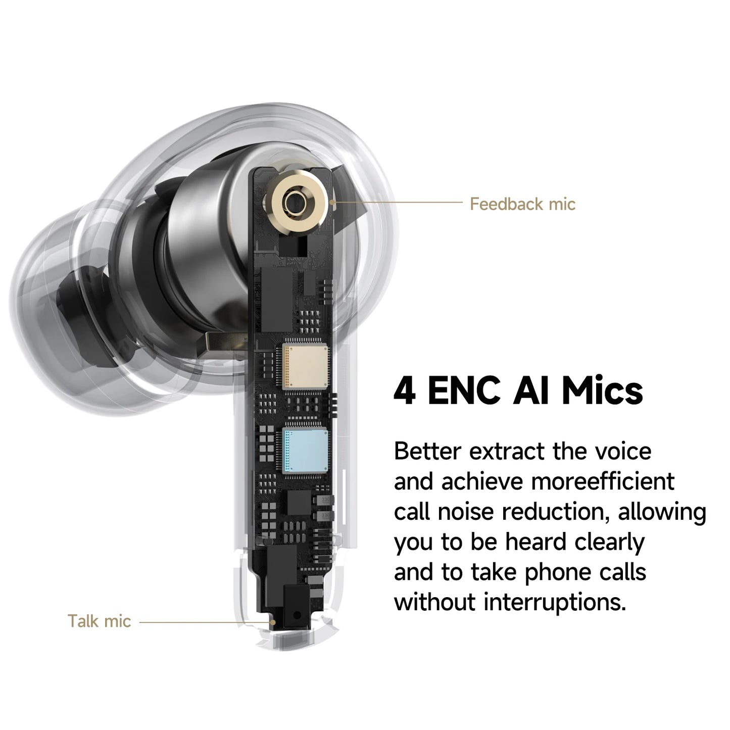 Oneodio SuperEQ S10 Bluetooth Earphones Active Noise Cancelling Wireless Earbuds With Microphone TWS Bluetooth 5.4 Headset AAC
