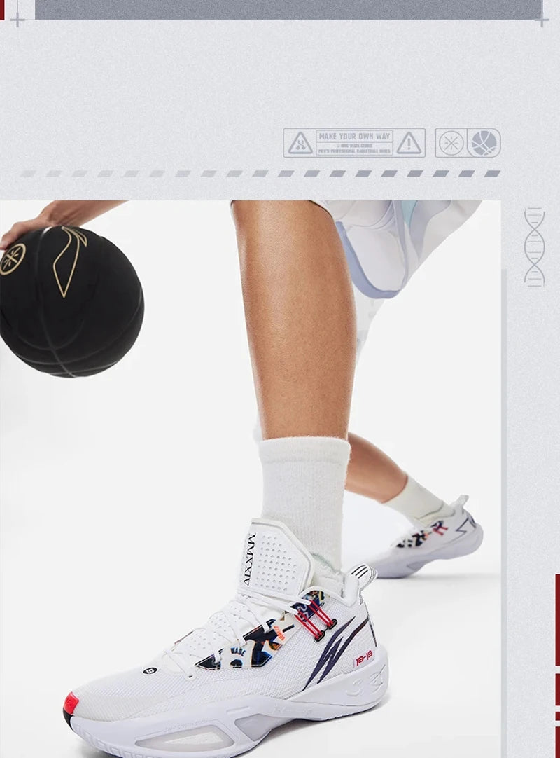 WADE FISSION 9 Professional Basketball Shoes – BOOM Cushion, Stable Support Sneakers