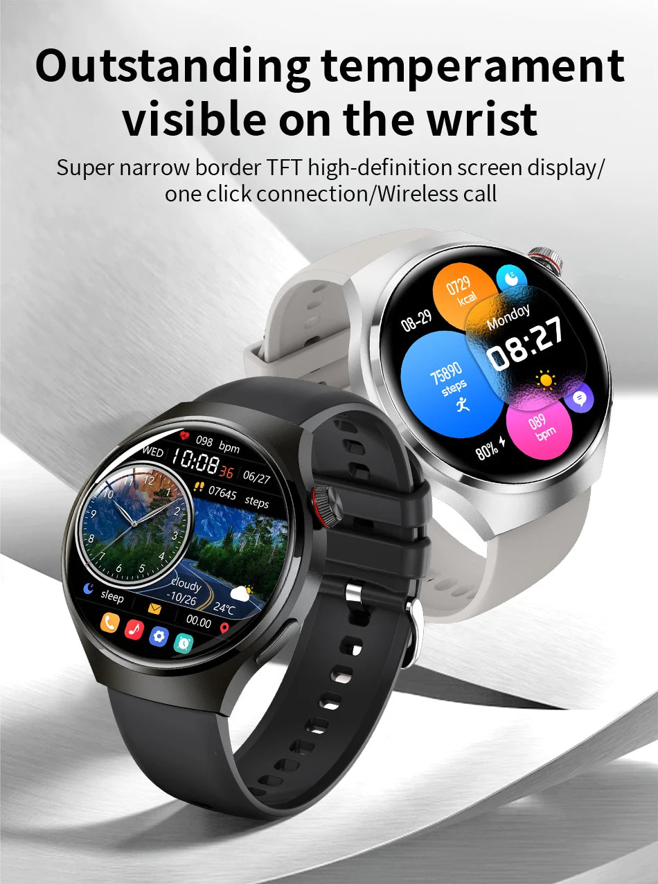 LIGE New Smart Watch Men 1.52 inch Full touch Screen Bluetooth Call Heart Rate Waterproof Men SmartWatch For GPS Sport Tracker
