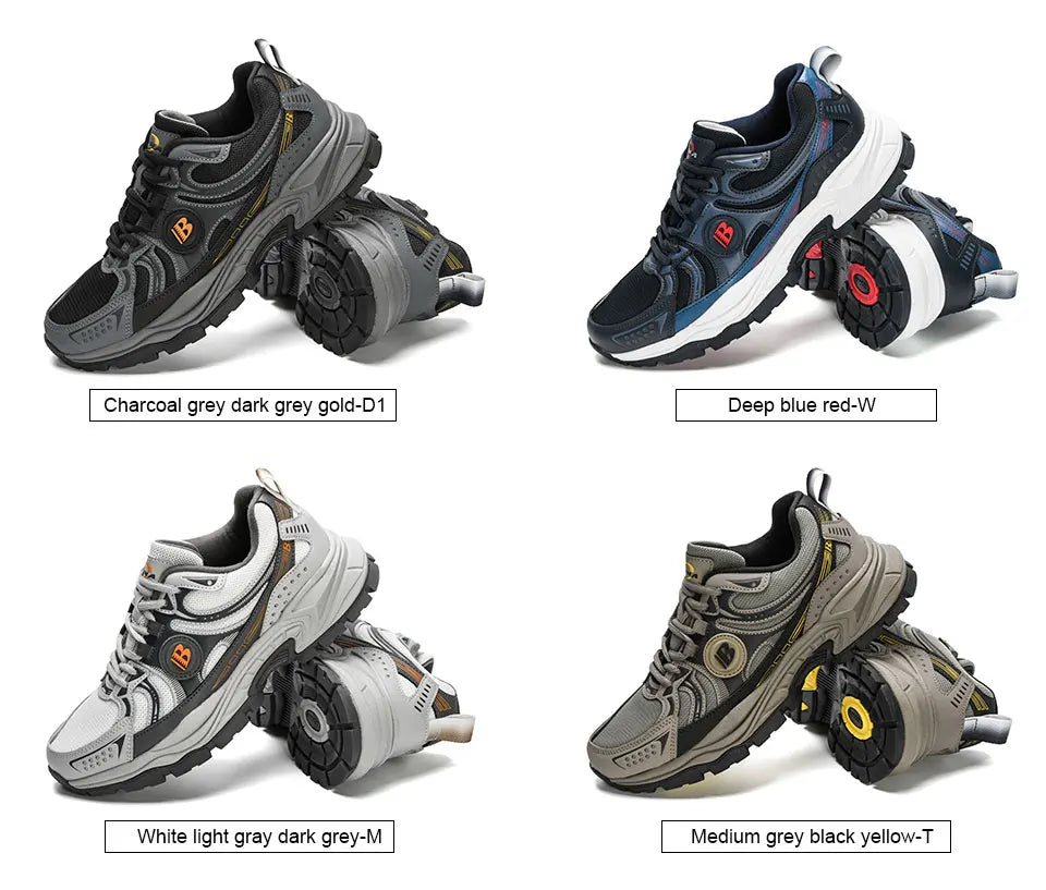 BONA New Designers Action Leather Mesh Jogging Shoes Men Breathable Running Shoes Walking Sports Sneakers Athletic Trainers