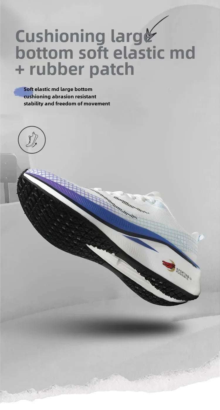 New Red Rabbit 7 Couple Carbon Board Mesh Breathable Sports Shoes Elderly Trendy Shoes Men's Casual Running Shoes Summer EVA Upp