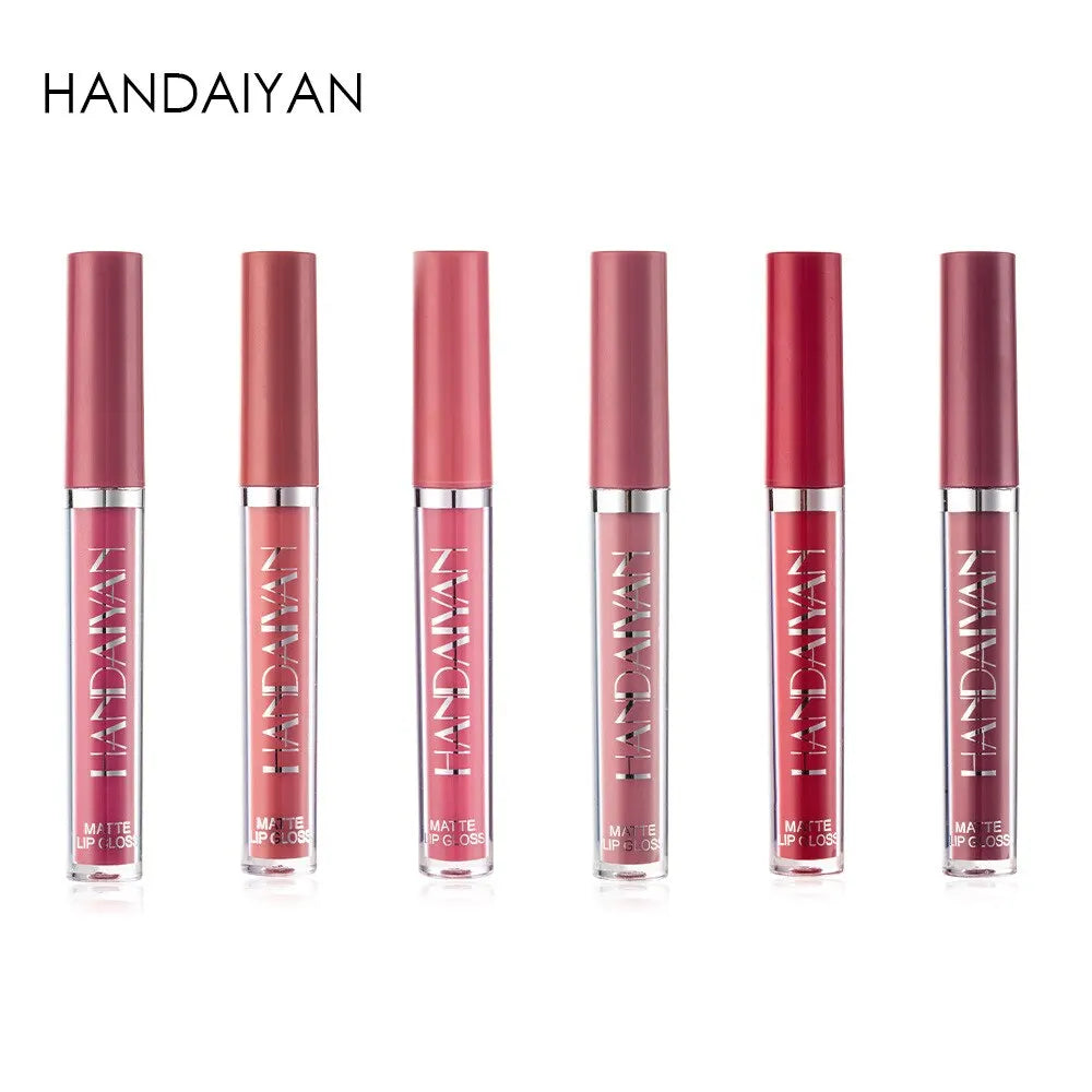 Liquid Lipstick Set Ultra Matte Velvet Waterproof Long Lasting Lip Glosses Nude Makeup Cosmetic Kit