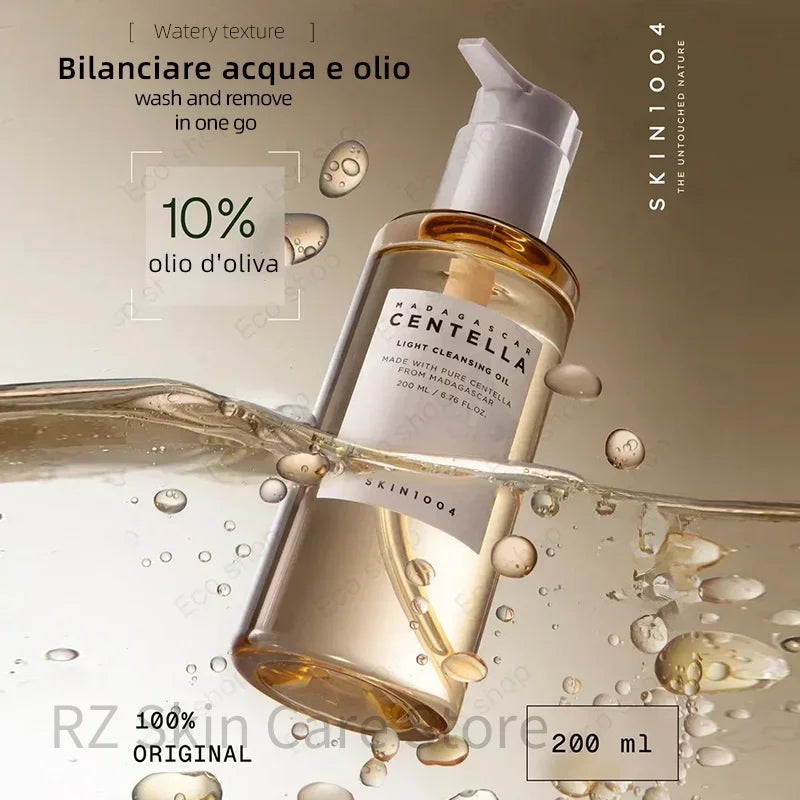 SKIN1004 Madagascar Centella Skincare Original Cleansing Gel Foam Tone Brightening Capsule Ampoule Whitening Serum Toner 3 Set