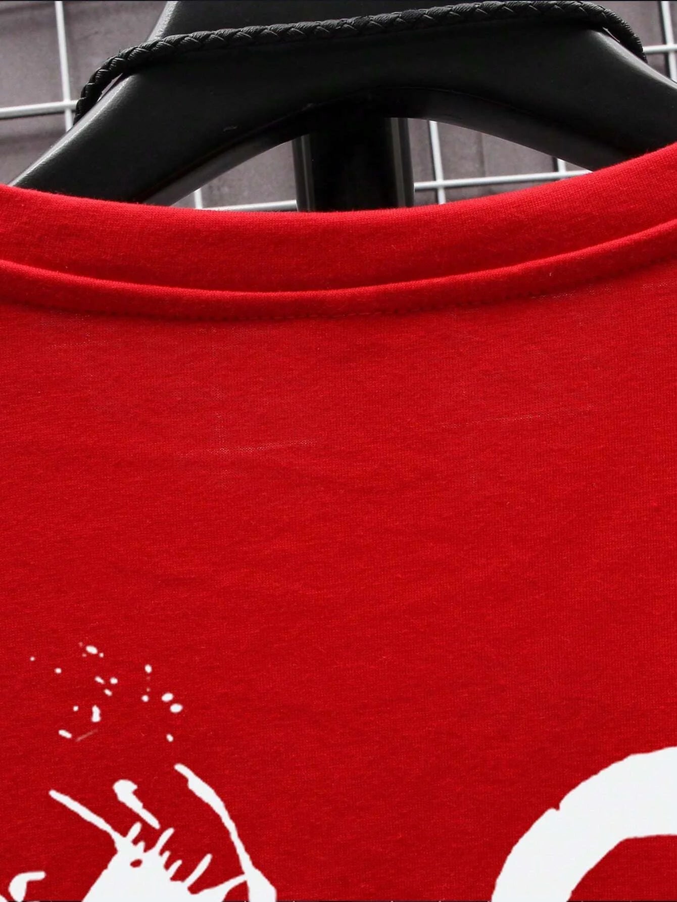 Men's 100% Cotton Oversized Smiling Face Printed Short Sleeve T-Shirt