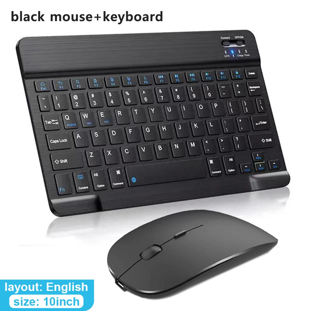 Bluetooth Keyboard and Mouse For iPad Xiaomi Samsung Huawei Phone Tablet Slim Mini Wireless Keyboard For Android IOS Windows