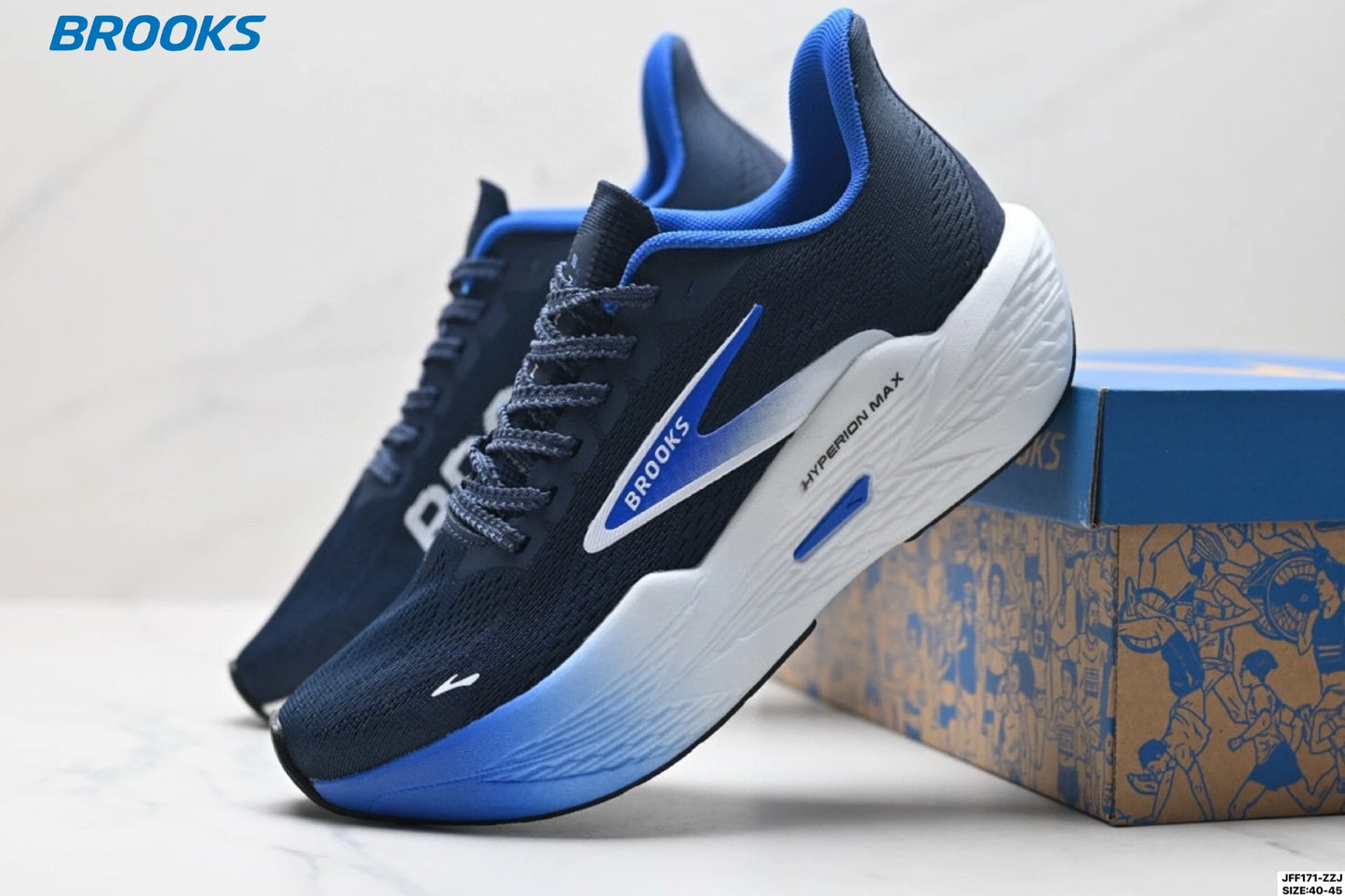 Brooks Hyperion Max Gale 2 Men's Casual Sneakers Cushioned Comfortable Racing Sports Training Professional Running Shoes