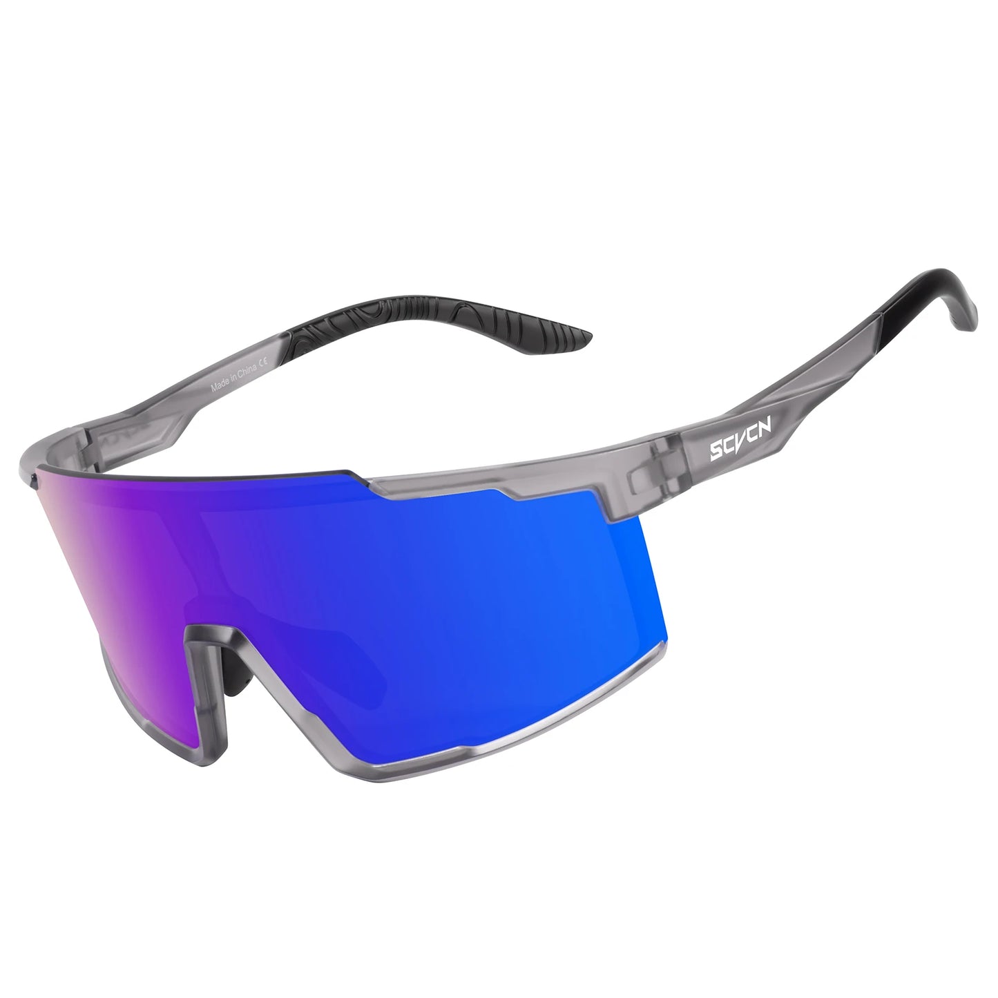 SCVCN-Fashion Sunglasses Cycling Glasses Sports for Men Driving Sun Mountain Bike Road Bicycle Eyewear Goggles MTB UV400