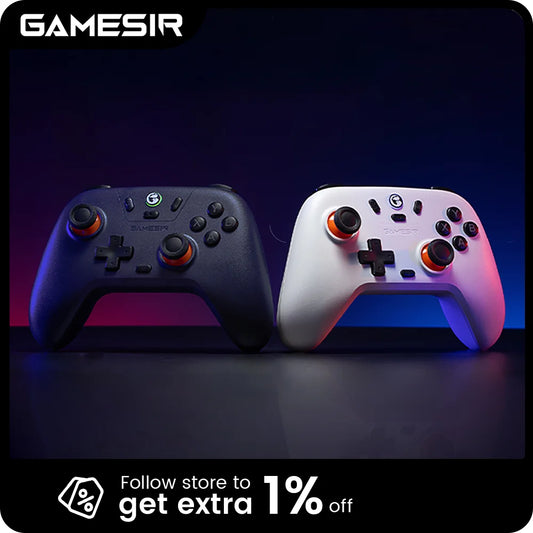 وحدة تحكم GameSir T4 Nova Lite Switch بتأثير هول لأجهزة Nintendo Switch وiPhone وAndroid والهواتف المحمولة وأجهزة الكمبيوتر الشخصية وSteam