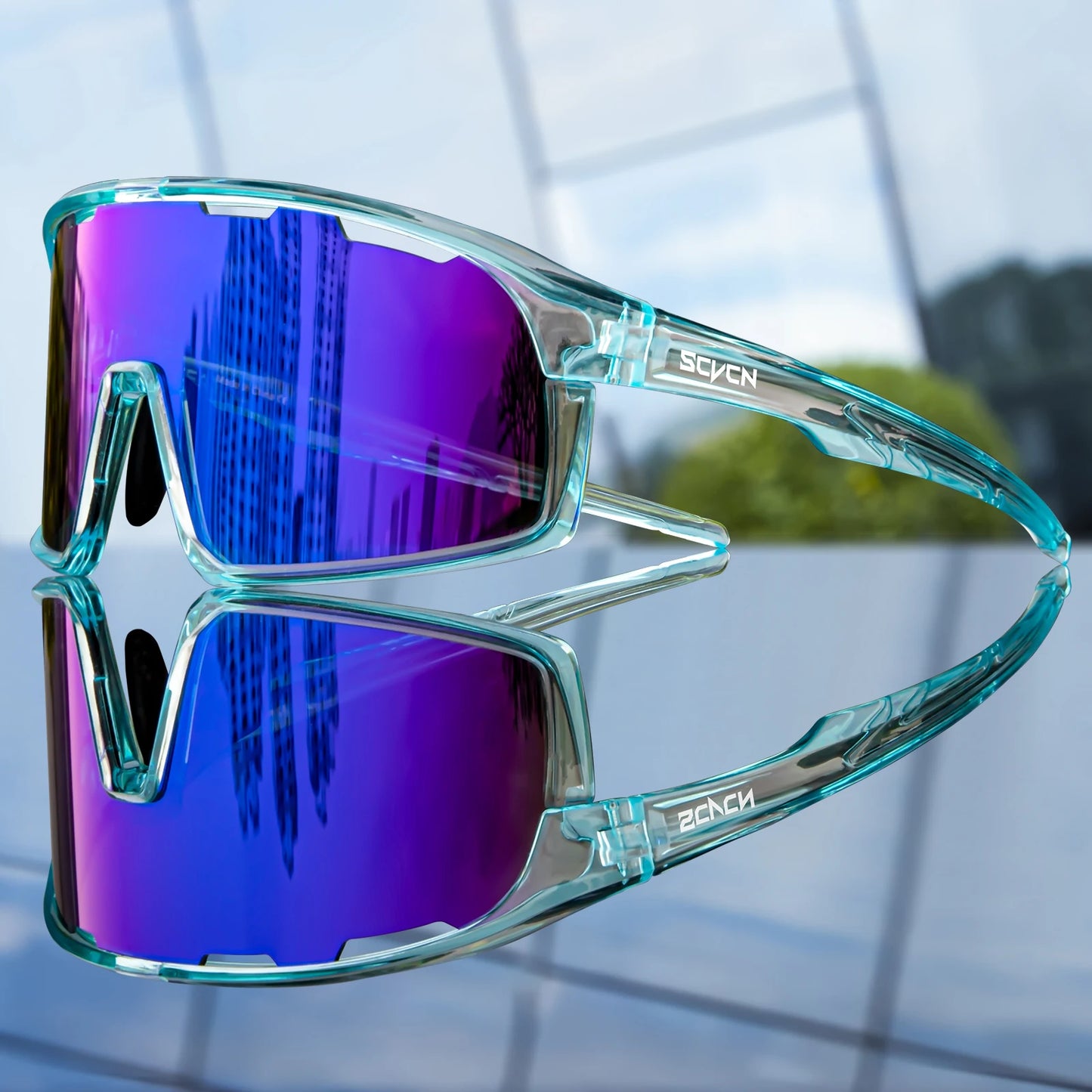 SCVCN New Photochromic Glasses Cycling Sunglasses Men Outdoor Sports Glasses Women Driving Bicycle Eyewear UV400 Hiking Goggles