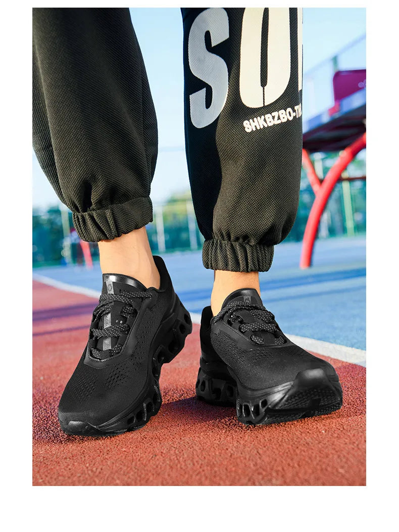 Outdoor Tennis Men Shoes Soft Sole Breathable Casual Sports Shoes Mesh Surface Breathable Cushioned Running Shoes Sneakers