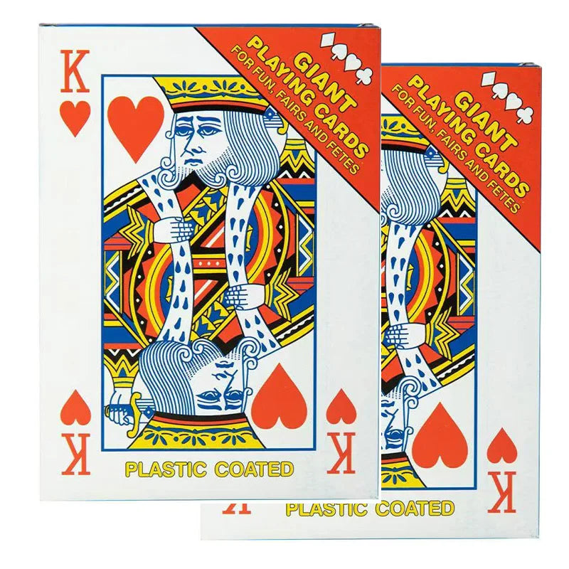 Giant Oversized Playing Cards Jumbo Fun Games Carnival Birthday Wedding Party Favors Juegos De Mesa Divertidos