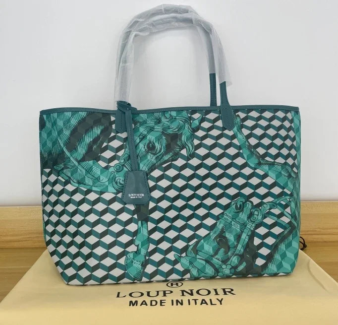 LOUP NOIR New Tote Bag for Women Famous Brands Bag Large Capacity Shoulder Women Bags LOUP NOIR Bag High Quality Casual Totes