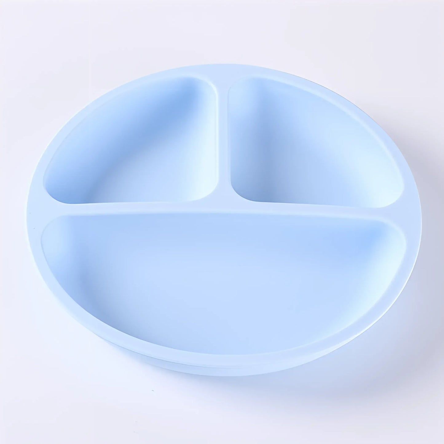 Silicone Tableware Children's Dinner Plate Divided Dinner Plate Auxiliary Training Tableware Set Snack Bowl