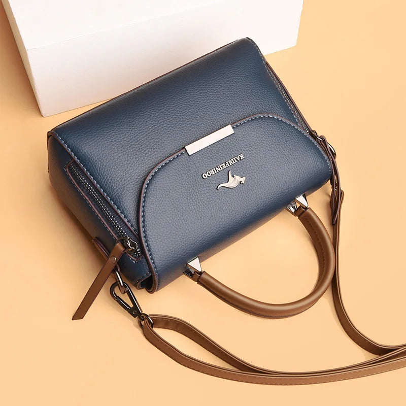 High Quality Pu Leather Casual Crossbody Shoulder Bags for Women 2023 New Luxury Purses and Handbags Women Bags Designer Totes