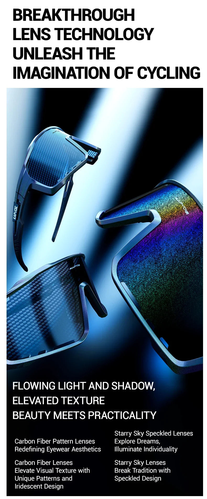 NanoFlex™ K76 Cycling Sunglasses – UV400 TAC Nano Lens Sports Eyewear
