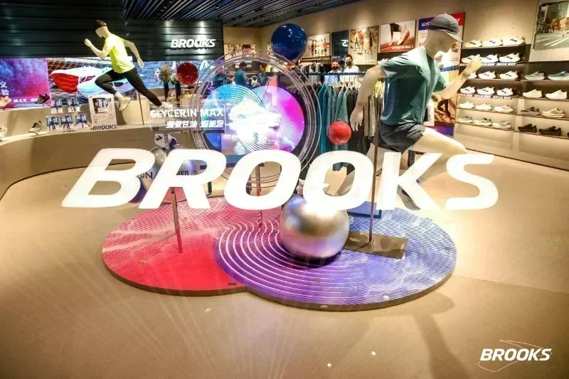 Brooks GTS 23 Moroccan Blue Fashion Men's Running Shoes Breathable Lightweight Daily Casual Sports Shoes Men Sneakers