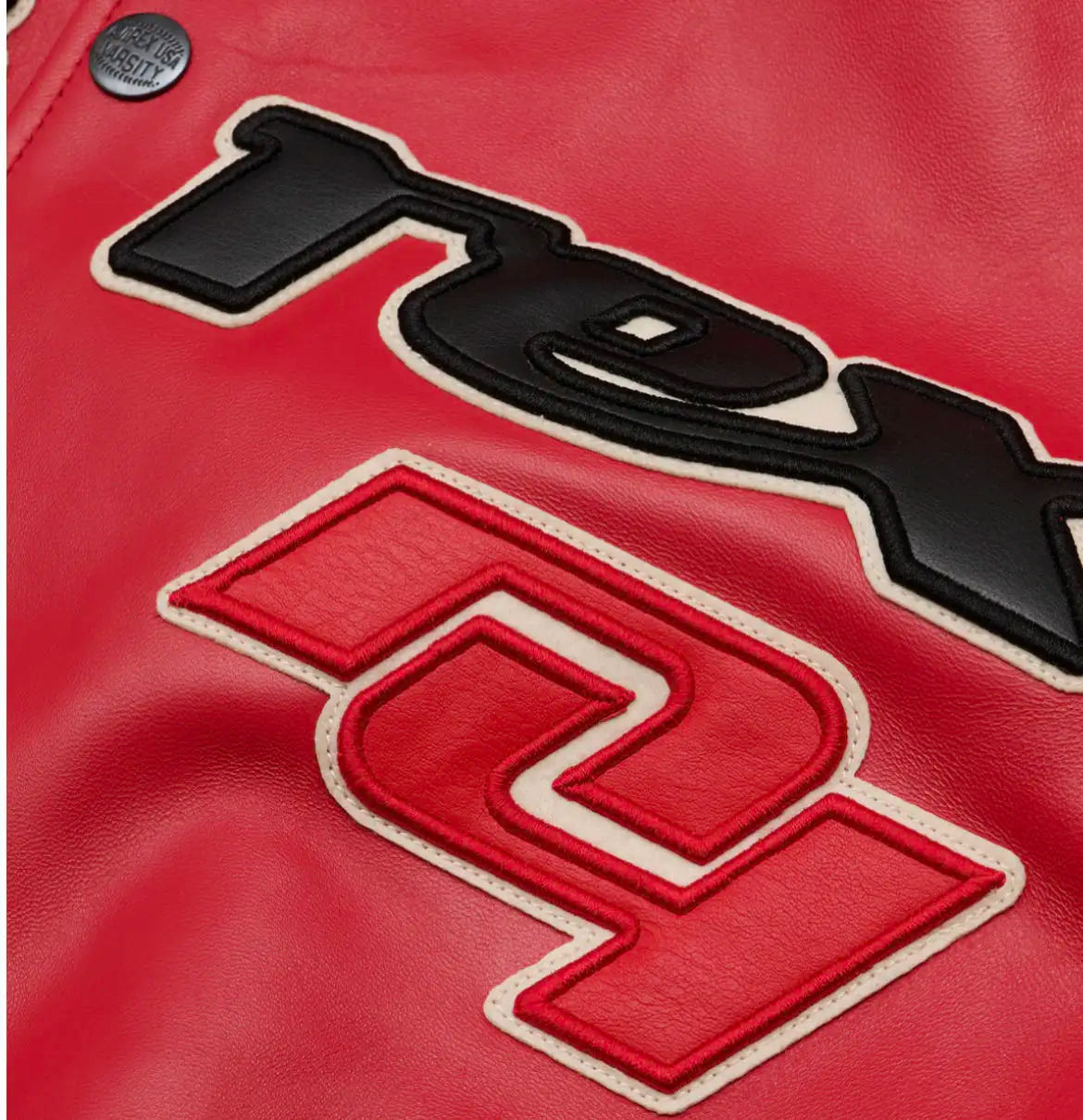 New listing Europe lamb skin embroidery men leather leather jacket American size fashion casual flight suit sheepskin loose coat